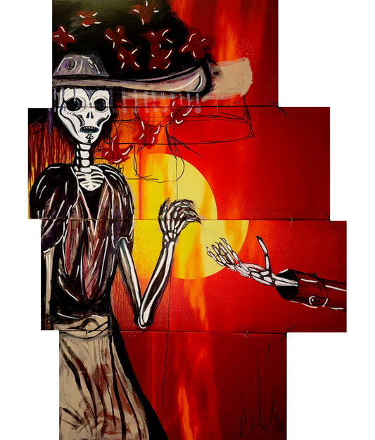 La catrina novia del charrito