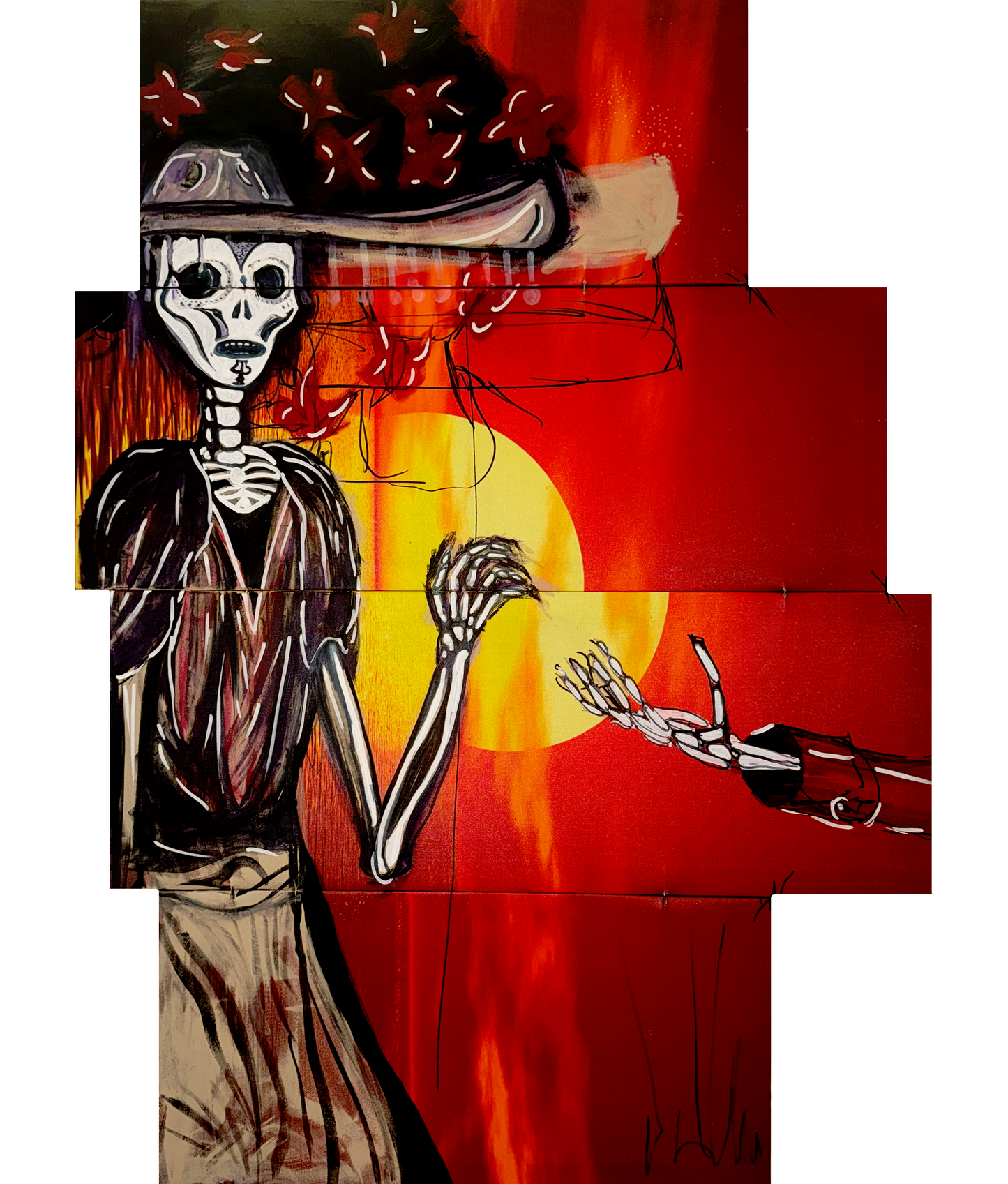 La catrina novia del charrito